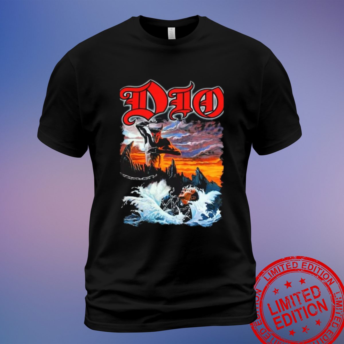 DIO Holy Diver Merch VTG T-Shirt – Classic Vintage Tee for Rock Legends Fans - Sweatshirt, Hoodie