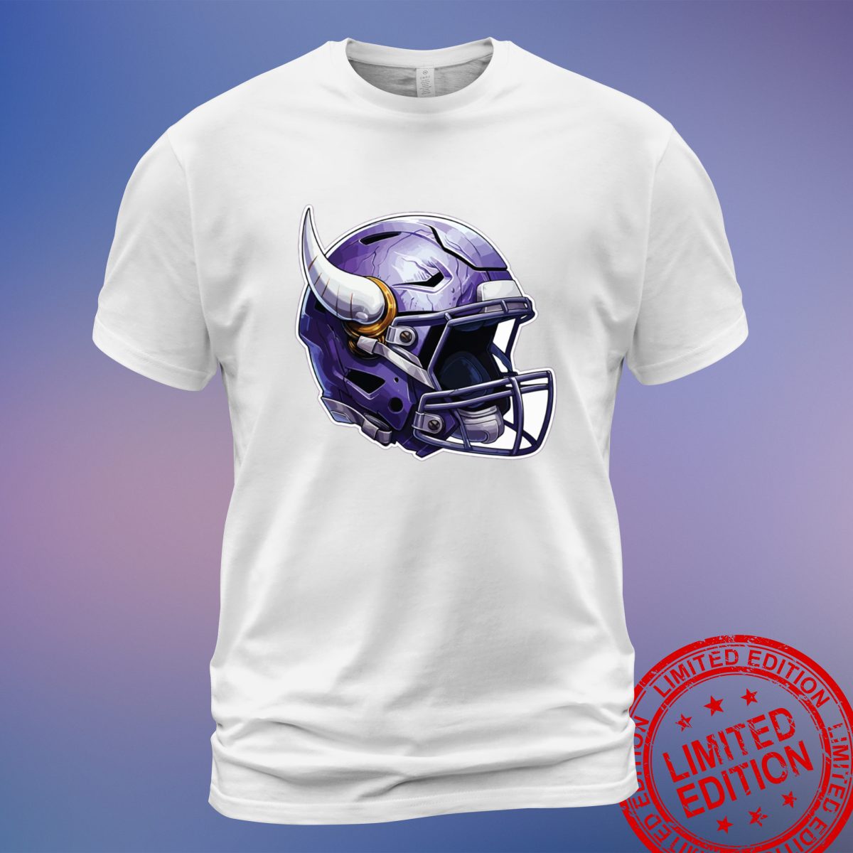 Minnesota Vikings Helmet T-Shirt – Bold Team Logo Design for Ultimate Fan Pride | Sweatshirt, Hoodie